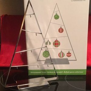 Crate&Barrel Silver Ornament Tree